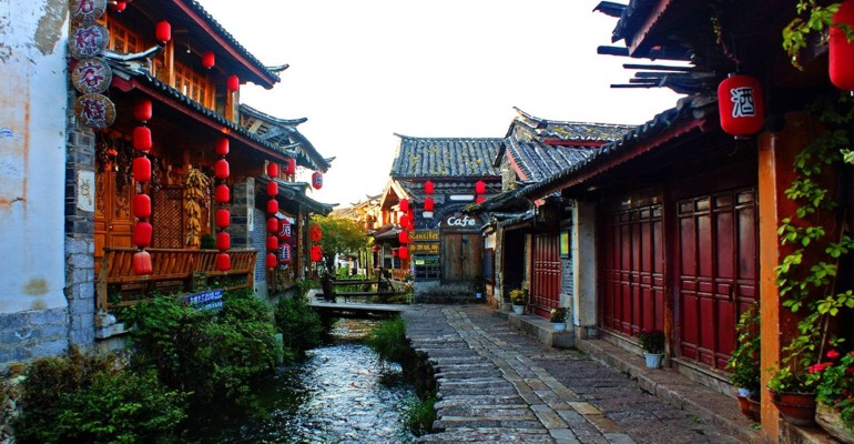 Miasteczko Chińskie w Yunnan